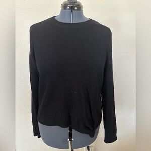 MADEWELL Ribbed long sleeve knotted tee - XXL